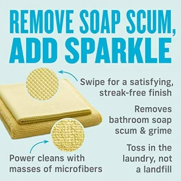 E-Cloth Bathroom Cleaning Kit Reusable Microfiber Cloths