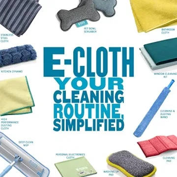 E-Cloth Bathroom Cleaning Kit Reusable Microfiber Cloths