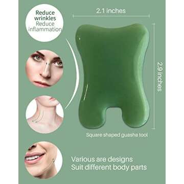 MoHern Gua Sha Massage Tools for Facial and Body Care