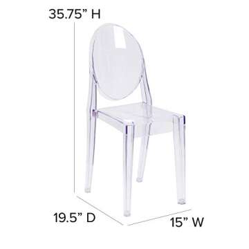 Stylish Flash Furniture Ghost Accent Chair for Any Space