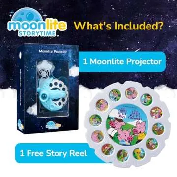Moonlite Storytime Projector for Magical Bedtime Reading
