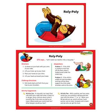 Super Duper Publications | Yoga Exercise, Activities & Body Awareness Fun Decks | Move Your Body & Scooter Board Flash Cards | Occupational Therapy and Motor Skills Bundle | Educational Materials