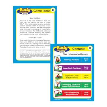 Super Duper Publications | Yoga Exercise, Activities & Body Awareness Fun Decks | Move Your Body & Scooter Board Flash Cards | Occupational Therapy and Motor Skills Bundle | Educational Materials