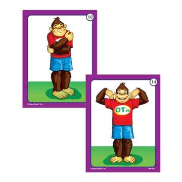 Super Duper Publications | Yoga Exercise, Activities & Body Awareness Fun Decks | Move Your Body & Scooter Board Flash Cards | Occupational Therapy and Motor Skills Bundle | Educational Materials