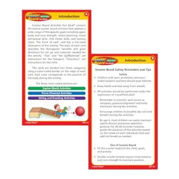 Super Duper Publications | Yoga Exercise, Activities & Body Awareness Fun Decks | Move Your Body & Scooter Board Flash Cards | Occupational Therapy and Motor Skills Bundle | Educational Materials