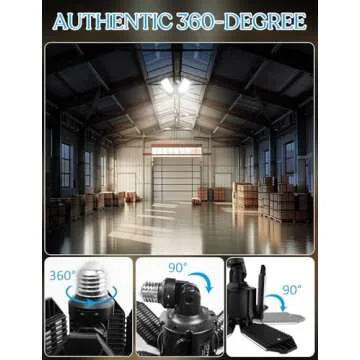 GHUSTAR LED Garage Light: Brighten Up Your Workspace