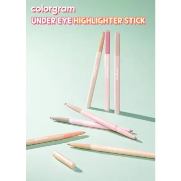COLORGRAM Under Eye Highlighter Stick 02 Cool Tone for Radiant Makeup