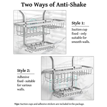 Stylish YASONIC Shower Caddy Organizer for Easy Bath Storage