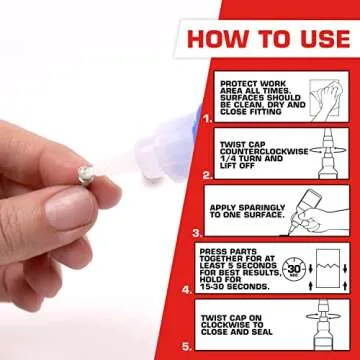 Loctite Super Glue Professional Liquid, 20 Gram Bottle, 2 Pack - Clear Superglue for Plastic, Wood, Metal, Crafts, & Repair, Instant Glue Adhesive, Quick Dry