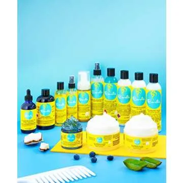 Curls Blueberry Bliss Reparative Hair Mask - 8 fl oz, Deep Conditioning, Repair, Protect, Restore, Detangle and Moisturize, For All Types