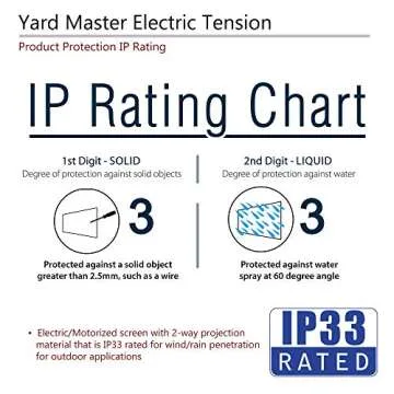 Elite Screens Yard Master Tension Series, 150-inch 16: 9 Projector Screen, Outdoor Electric Motorized Outdoor Front/Rear Wraith Veil Dual Projection Movie Screen, OMS150HT-Electrodual