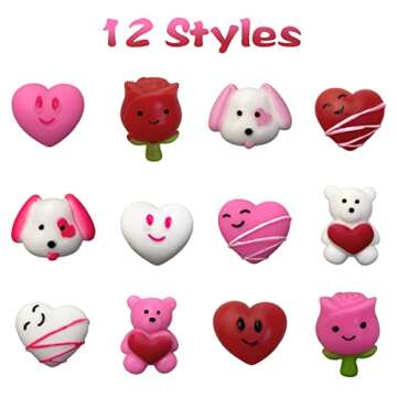 Jofan 36 PCS Valentines Day Mochi Squishy Toys Squishies for Kids School Class Classroom Valentines ...
