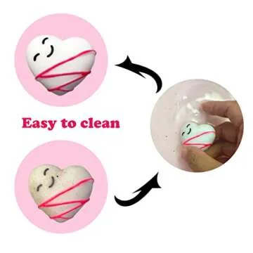 Jofan 36 PCS Valentine's Day Mochi Squishy Toys for Kids