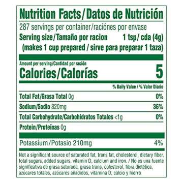 Title Knorr Bouillon, Granulated, Chicken Flavored, 2.53 Pound (Pack of 2)