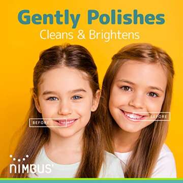 NIMBUS NIMBY Kid's Extra Soft Toothbrushes for Sensitive Teeth and Receding Gums, Periodontist Desig...