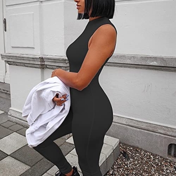 LuFeng Women's Sexy Sleeveless Bodycon Rompers Jumpsuit