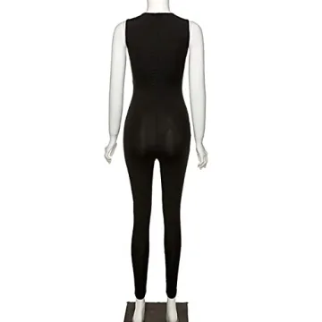 LuFeng Women's Sexy Sleeveless Bodycon Rompers Jumpsuit