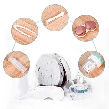 Stylish Contact Lens Care Kit for Travelers and Daily Use