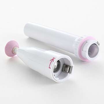 Electric Manicure Set, YWQ 5-in-1 Electric Manicure Nail Drill File Grinder Grooming Kit Includes Callus Remover Set, Nail Buffer Polisher, Personal Manicure and Pedicure Kit