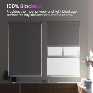 Astomi Custom Motorized Roller Shades with Smart Control