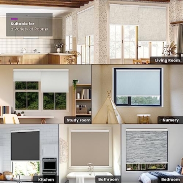 Astomi Custom Motorized Roller Shades with Smart Control