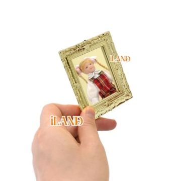 iLAND Mini Mirrors Set for Dollhouse Decor - 4pcs