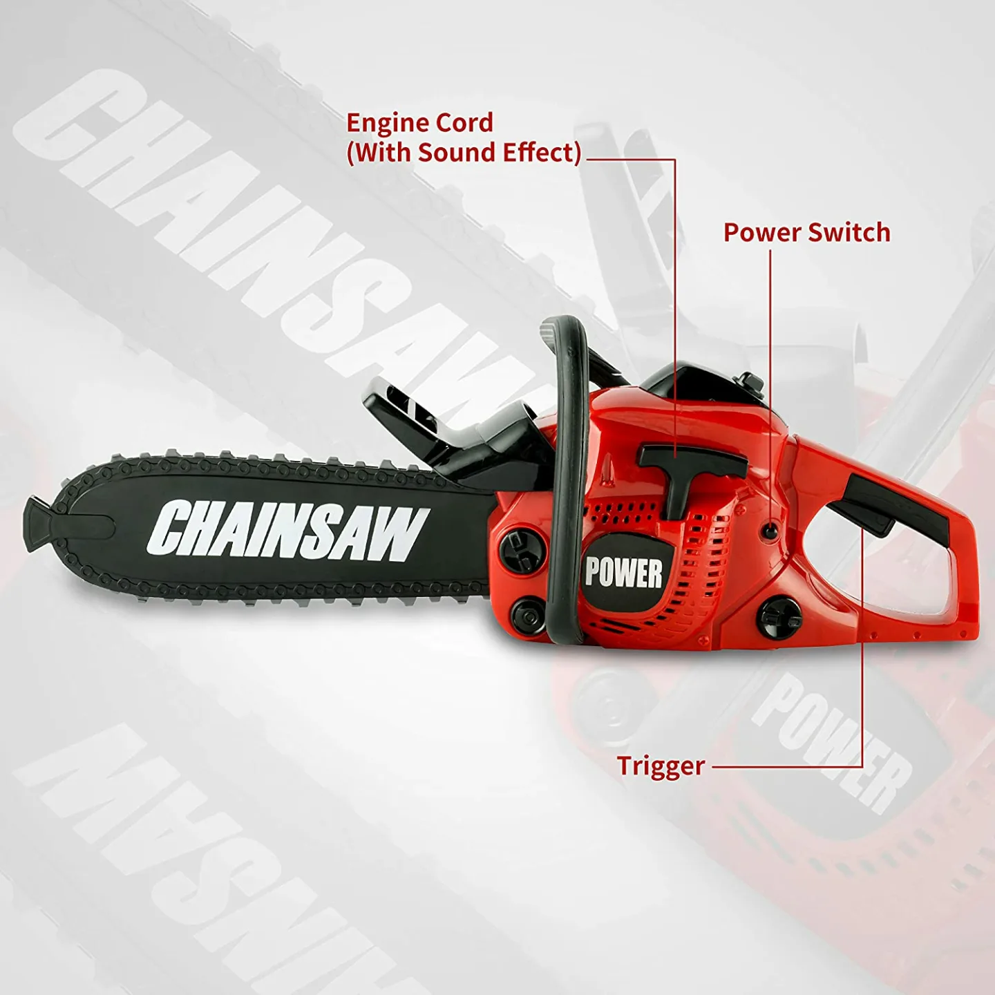 Toy Choi Kids Outdoor Chainsaw Toy Tool Set