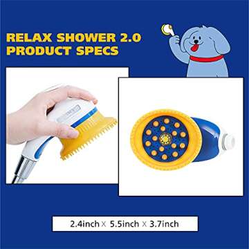 PETHROOM Relax Shower - Ultimate Pet Bathing Tool