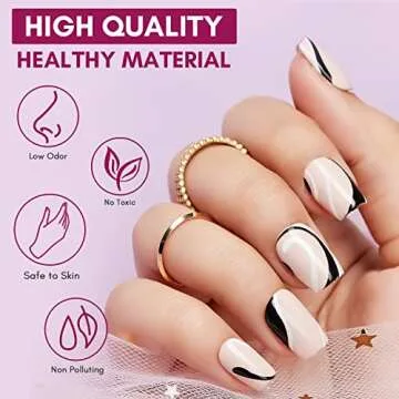 Makartt Gel Nail Polish Liner Set for French Nail Art