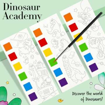 JCREN Portable Watercolor Painting Book for Kids