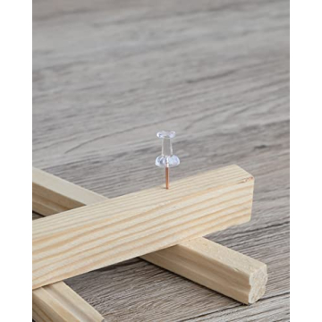 PAPERPAL Rose Gold Push Pins - 280 Count in Storage Box