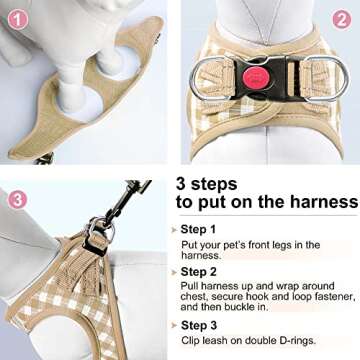 Matilor Dog Harness for Small Medium Dogs - Stylish & Durable