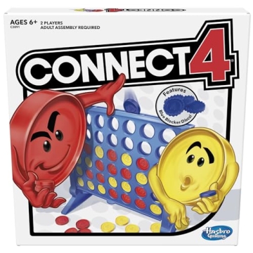 Hasbro Connect 4 Strategy Game with Blocker Discs for Kids
