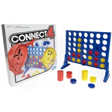 Hasbro Connect 4 Strategy Game with Blocker Discs for Kids