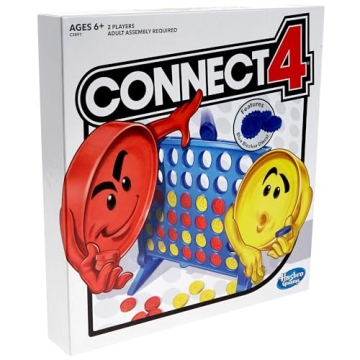 Hasbro Connect 4 Strategy Game with Blocker Discs for Kids
