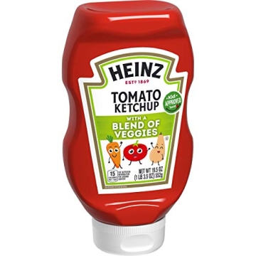 Heinz Tomato Ketchup with a Blend of Veggies, 19.5 oz