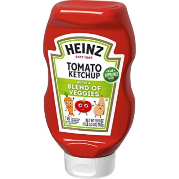 Heinz Tomato Ketchup with a Blend of Veggies, 19.5 oz