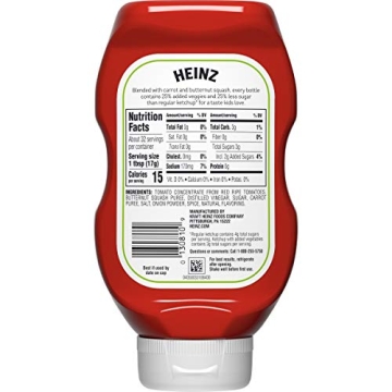 Heinz Tomato Ketchup with a Blend of Veggies, 19.5 oz