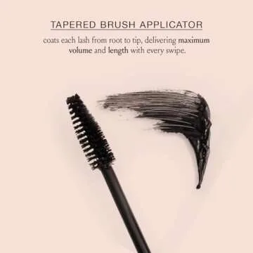 BOOM! Bold Mascara by Cindy Joseph - Waterproof Volumizing Mascara for Bold Lashes – Hypoallergenic Mascara for Sensitive Eyes (Jet-Black)