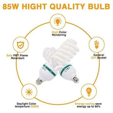 Yesker Softbox Photography Lighting Kit for Perfect Lighting