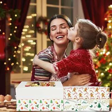 TOMNK 20pcs Cupcake Boxes, Cupcake Boxes 12 Count, 13x10x3.5 Inch White Cupcake Containers Bakery Holders with Windows and Inserts to Fit Muffins, Cupcake Carrier for Cookies