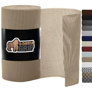 Gorilla Grip powerGRIP Non-Adhesive Drawer and Shelf Liner, Beige