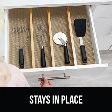 Non-Adhesive Drawer Shelf Liner by Gorilla Grip