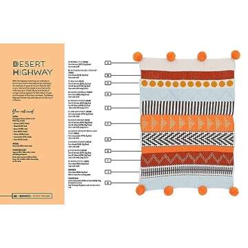 Mix and Match Modern Crochet Blankets: 100 patterned and textured stripes for 1000s of unique throws