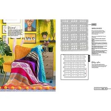 Mix and Match Modern Crochet Blankets: 100 patterned and textured stripes for 1000s of unique throws
