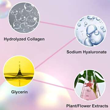 Permotary 30 PCS Collagen Lip Mask Crystal Lip Care Gel Pads for Moisturizing & Reducing Chapped, Sm...