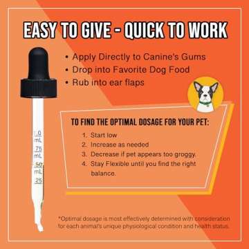 Hemp Dog Health - Ease - an Anti Inflammatory for Dogs with Arthritis & Allergies - 100% Natural Drops Helping Joint Support - Pain Relief for Stiff Joints with Our Hemp Oil for Dogs