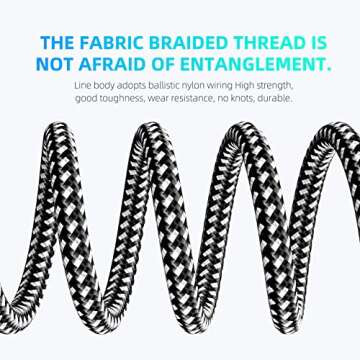 iPhone MFi Certified 10FT Charging Cable 3 Pack Fast Charge