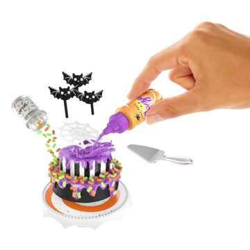MGA's Miniverse Make It Mini Food Spooky Treats Series 2 Mini Collectibles - Seasonal, Beetlejuice Beetlejuice Blind Pack, DIY, Resin Play, Replica Food, NOT Edible, Collectors, 8+