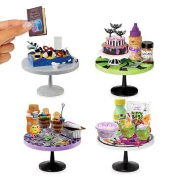 MGA's Miniverse Make It Mini Food Spooky Treats Series 2 Mini Collectibles - Seasonal, Beetlejuice Beetlejuice Blind Pack, DIY, Resin Play, Replica Food, NOT Edible, Collectors, 8+